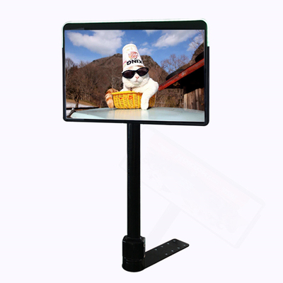 24 tommer dobbeltsidet LCD -skærm med Stand & HDMII/VGA/USB -indgange