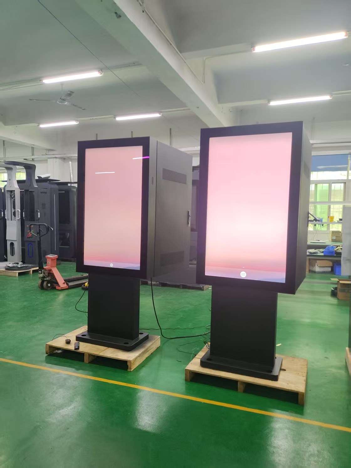 4K 43inch udendørs kiosk videoafspiller IP66 vandtæt
